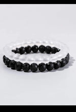 Load image into Gallery viewer, Bead Bracelet (Clear/Black)
